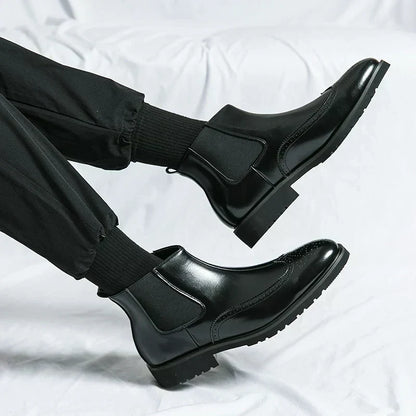 Eckhard | Schwarze Chelsea-Boots