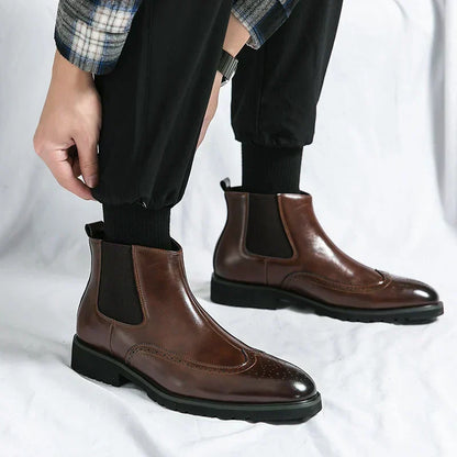 Eckhard | Schwarze Chelsea-Boots