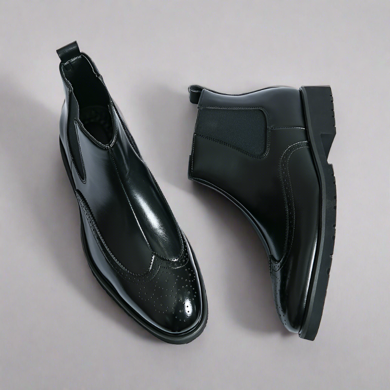 Eckhard | Schwarze Chelsea-Boots