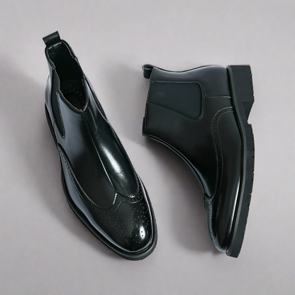 Eckhard | Schwarze Chelsea-Boots