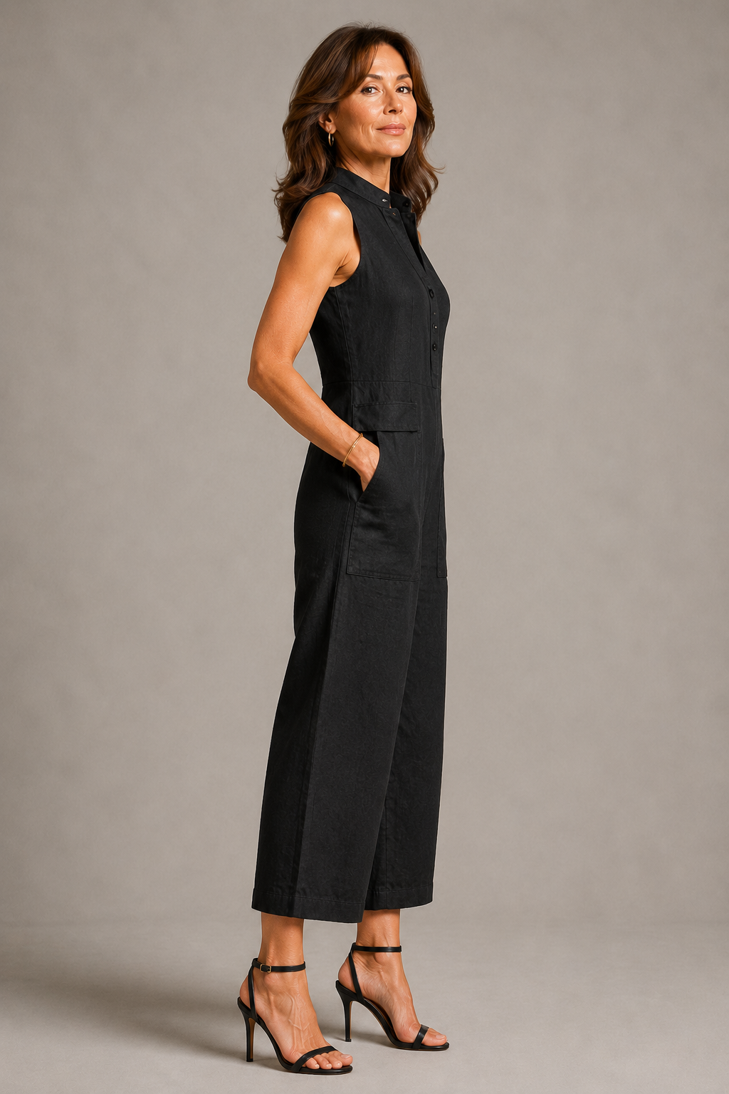 Karin | Jumpsuit in Leinenoptik