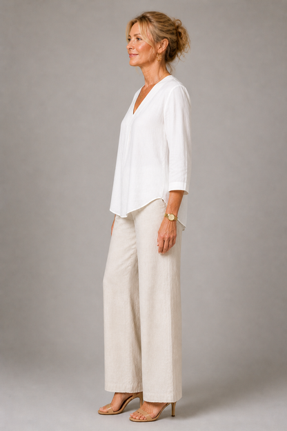 Friederike | Bluse in Weiß