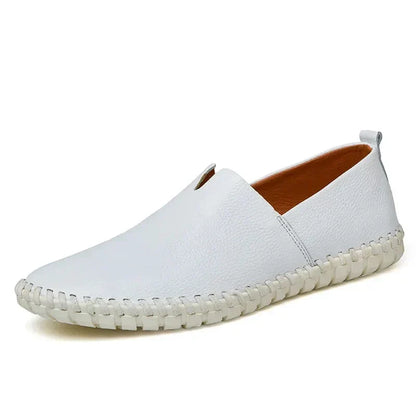 Georg | Perforierte Freizeit-Loafer in Lederoptik