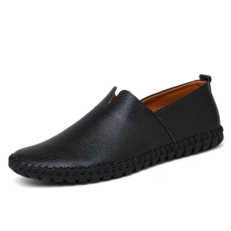 Georg | Perforierte Freizeit-Loafer in Lederoptik