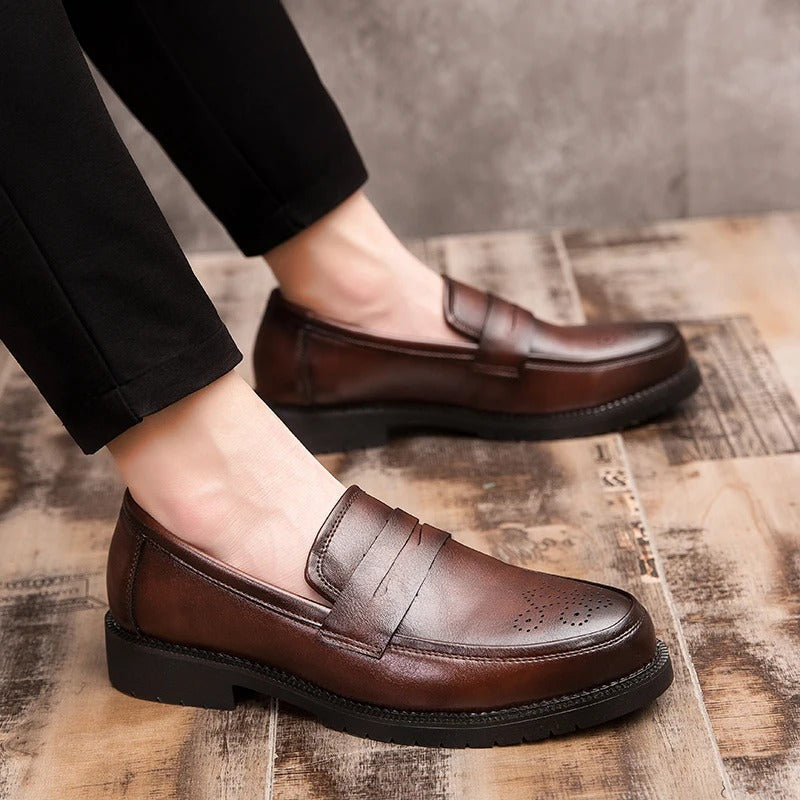 Günter | Penny-Loafer im britischen Stil