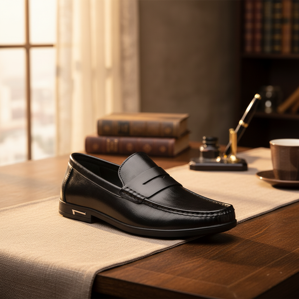 Franz | Elegante Penny-Loafer in Lederoptik