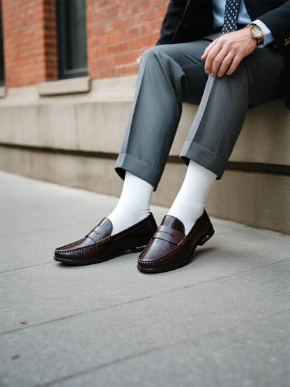 Franz | Elegante Penny-Loafer in Lederoptik