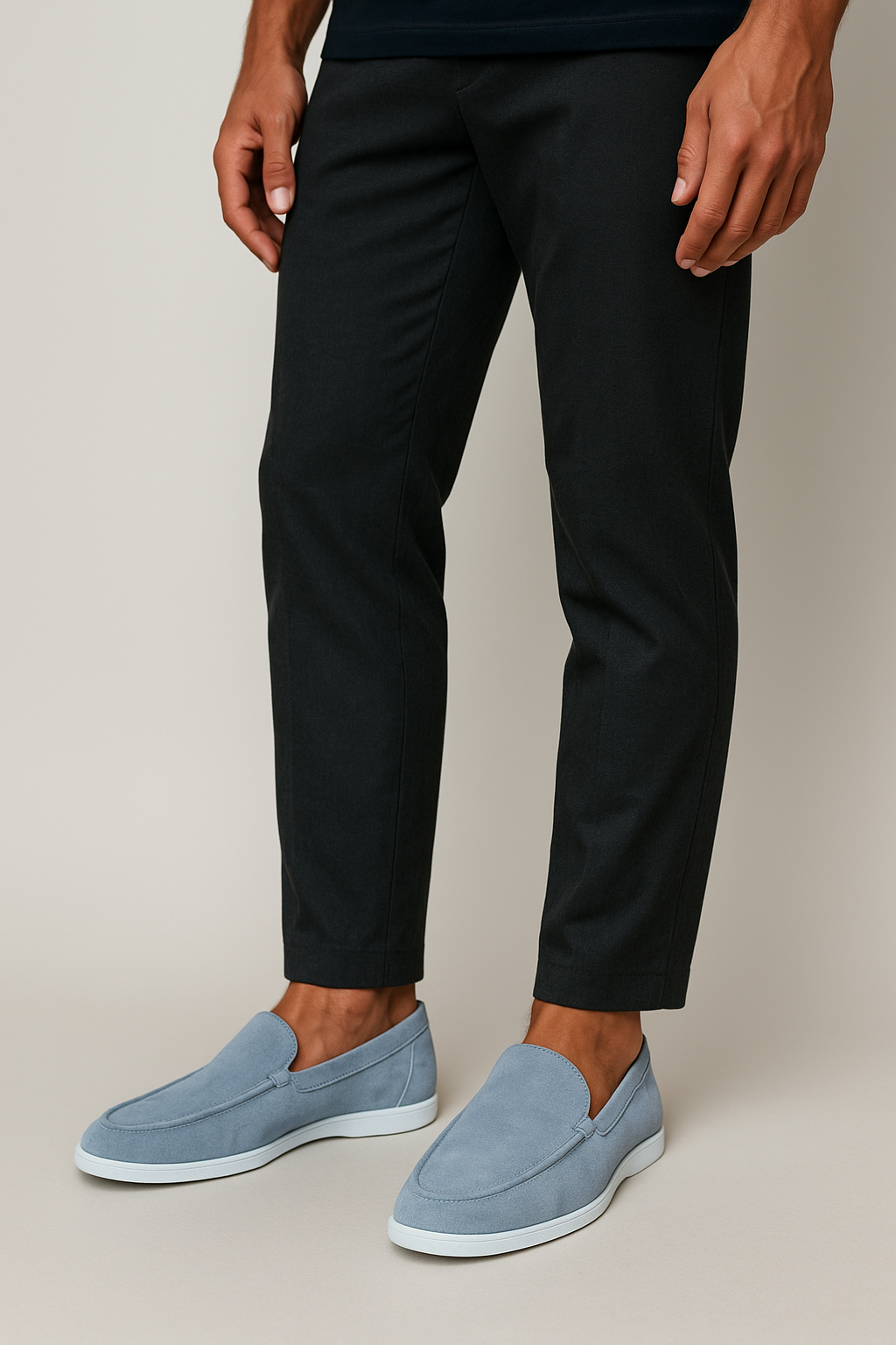 Hendrik | Elegante Loafer in Veloursoptik
