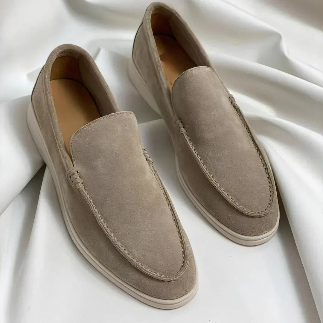Hendrik | Elegante Loafer in Veloursoptik