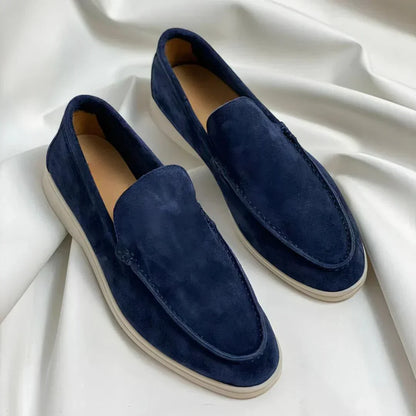 Hendrik | Elegante Loafer in Veloursoptik