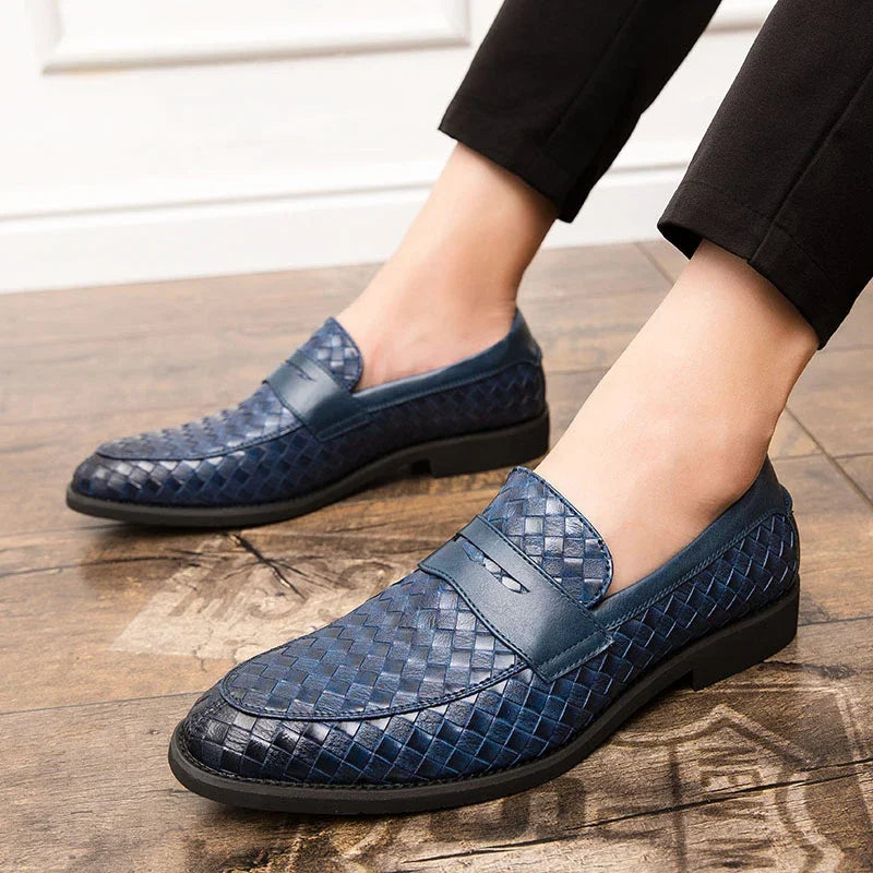 Hermann | Penny-Loafer in Flechtoptik
