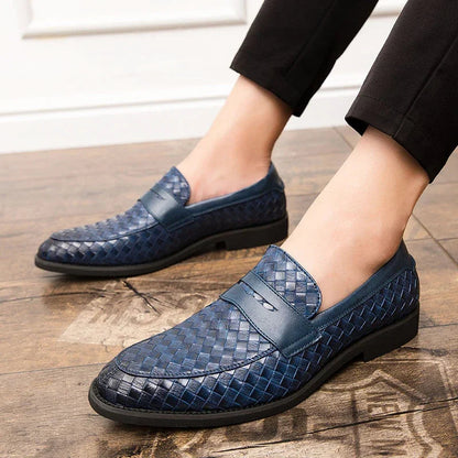 Hermann | Penny-Loafer in Flechtoptik