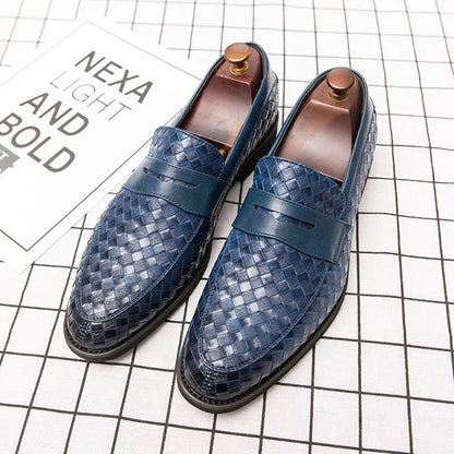 Hermann | Penny-Loafer in Flechtoptik