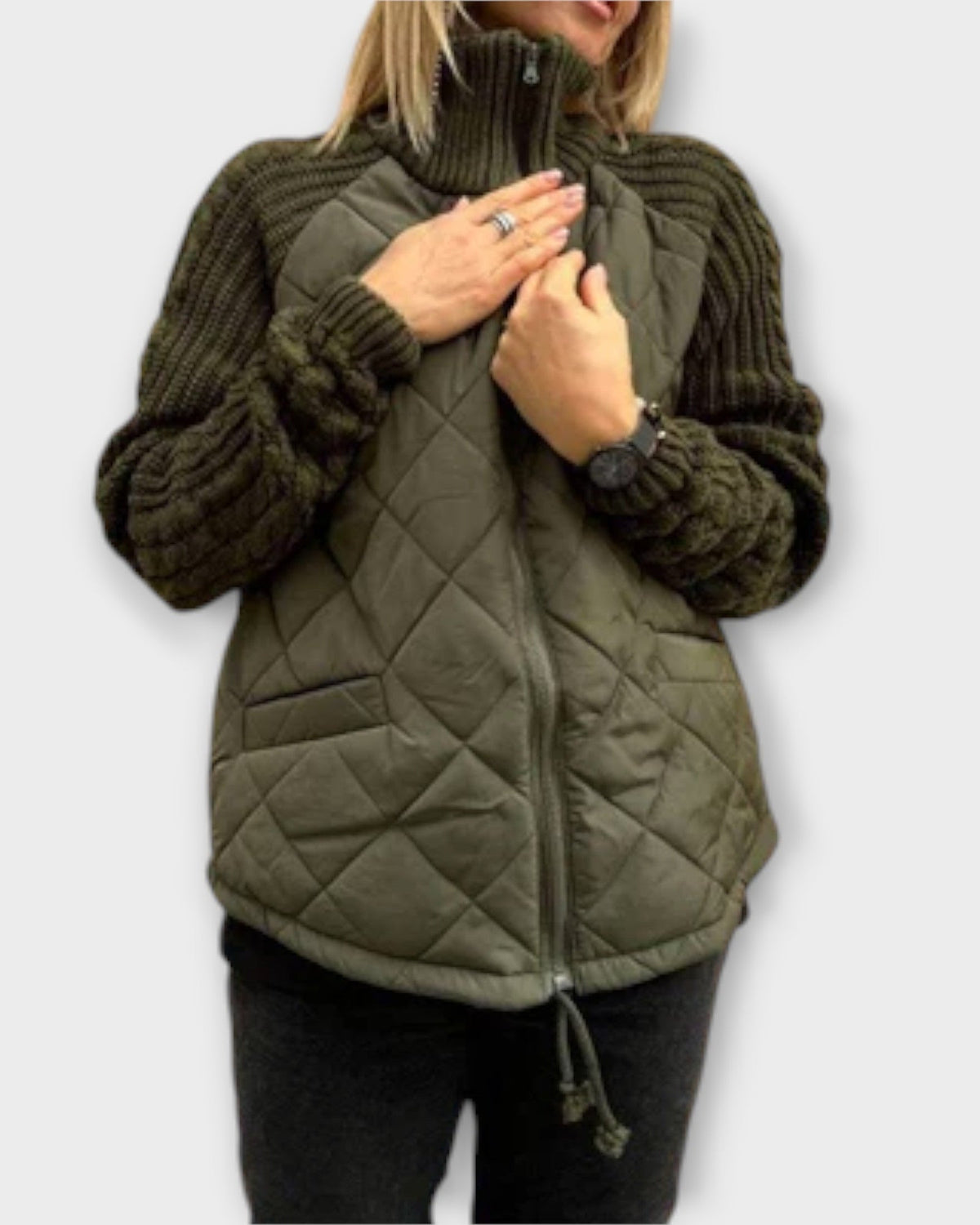 Elin | Gesteppte Jacke mit hohem Kragen
