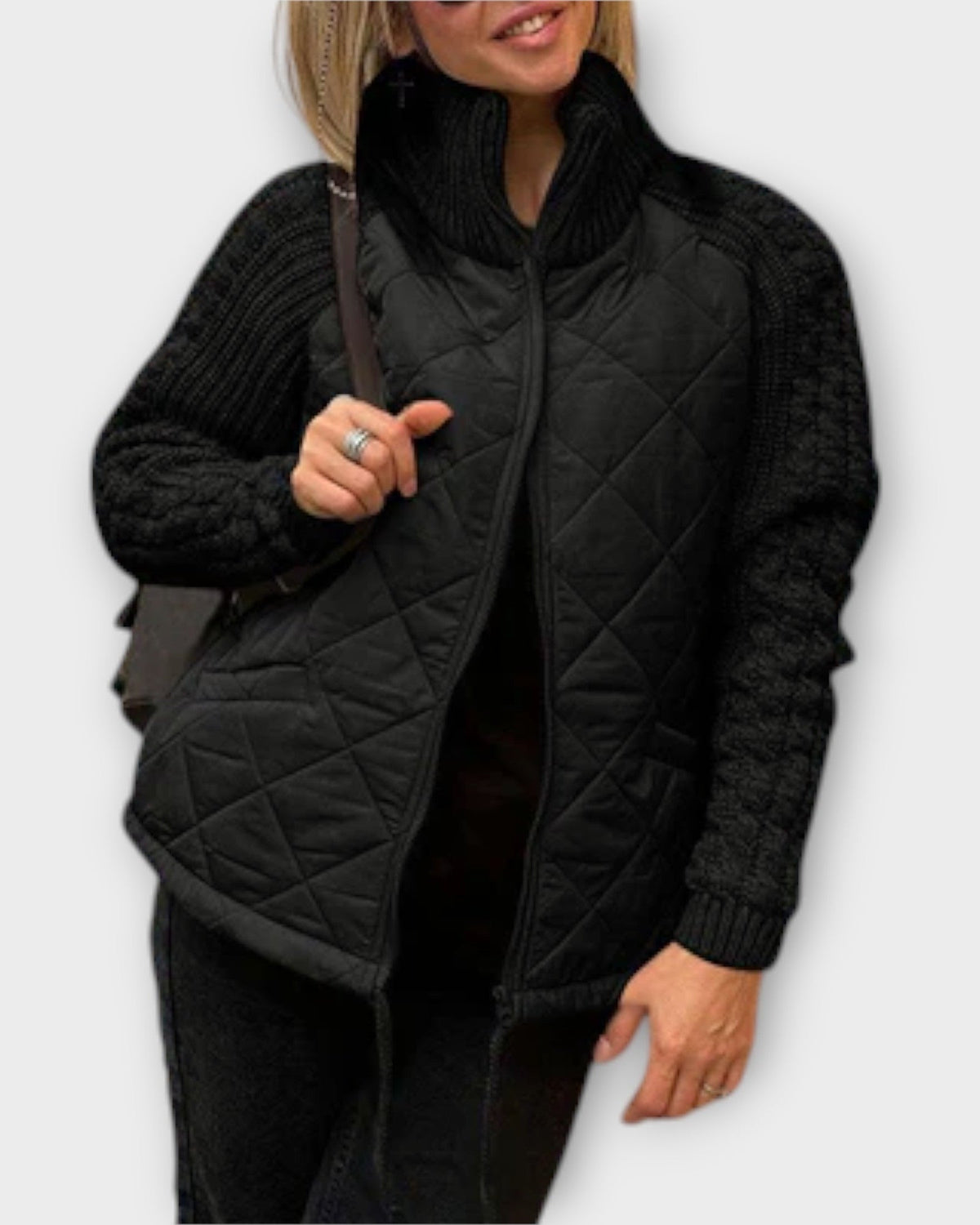 Elin | Gesteppte Jacke mit hohem Kragen
