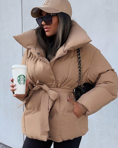 Ella | Steppjacke mit Gürtel