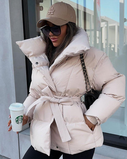 Ella | Steppjacke mit Gürtel