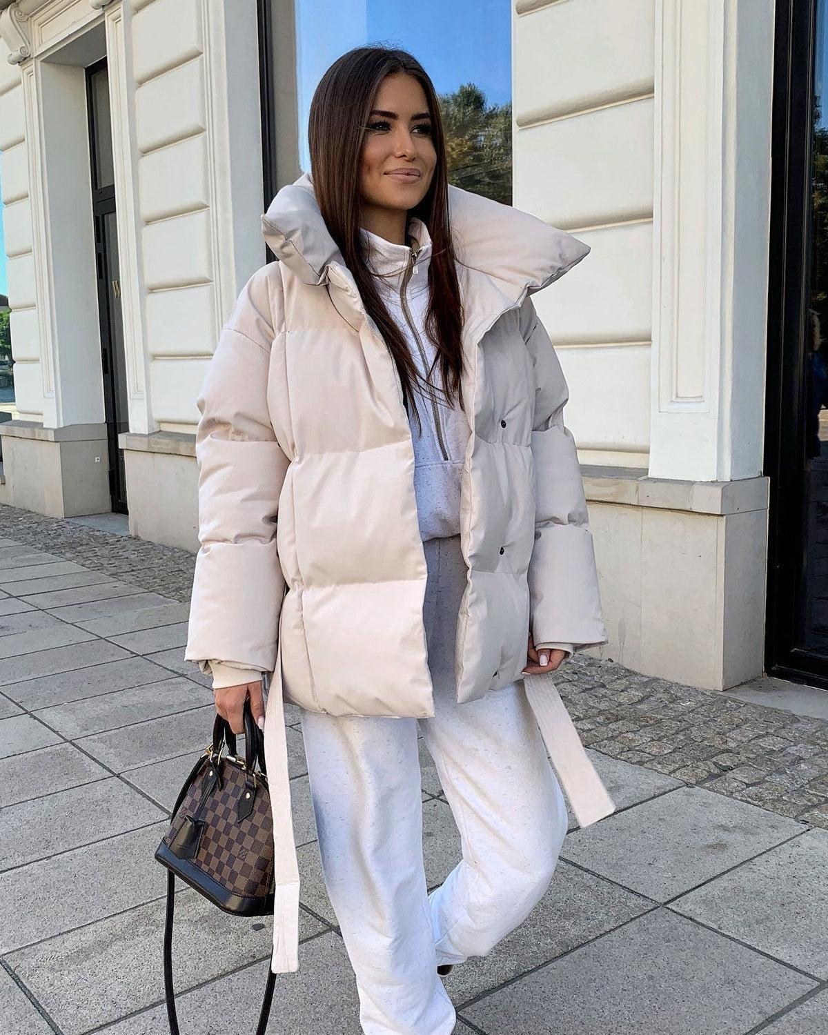 Ella | Steppjacke mit Gürtel