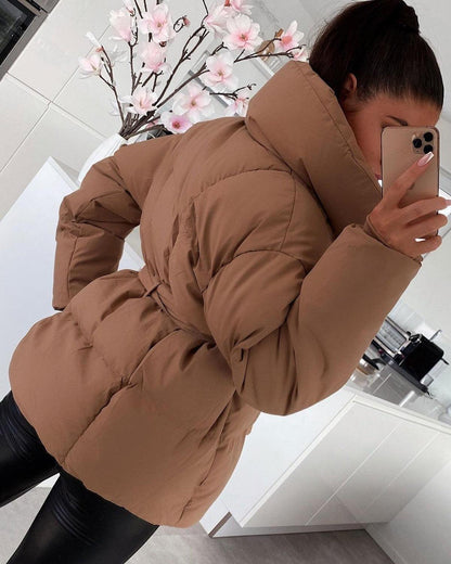 Ella | Steppjacke mit Gürtel