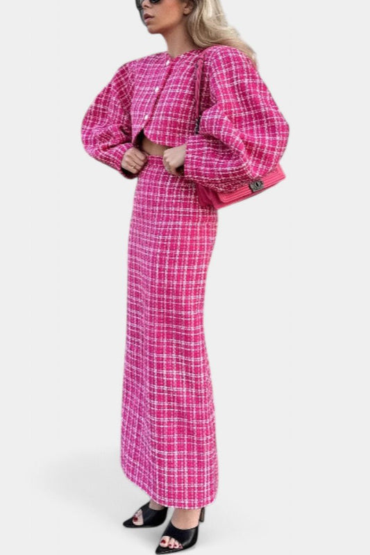 Ella | Rosa Karojacke & Maxirock Set