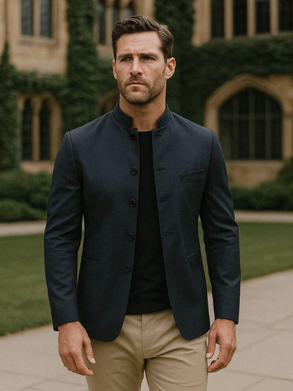 Edmund | Bordeauxrote Freizeitjacke