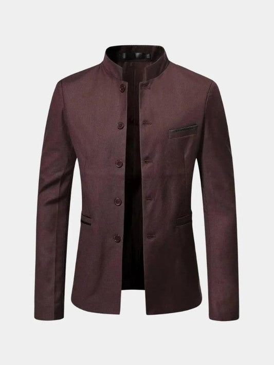 Edmund | Bordeauxrote Freizeitjacke