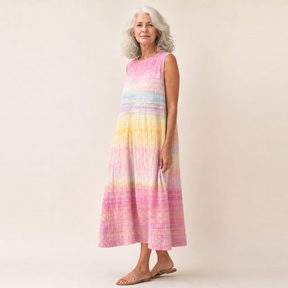 Lieselore | Ärmelloses Sommerkleid mit Farbverlauf