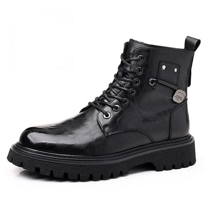 Eugen | Bordeauxrote Business-Schnürstiefel