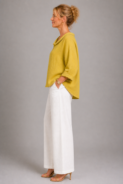 Theresa | Bluse in Senfgelb