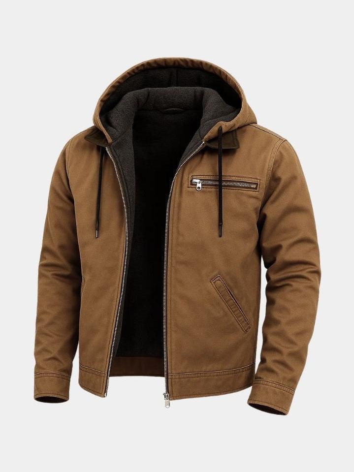 Felix | Blaue Kapuzenjacke