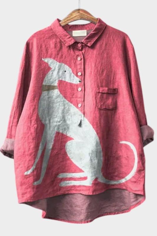 Philippa | Bluse mit Aquarellblumen