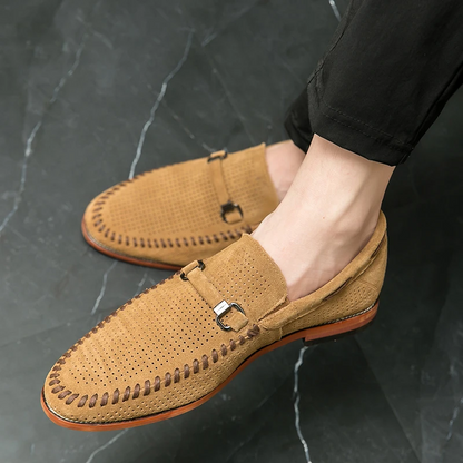 Ludwig | Firenze Penny-Loafer in Veloursoptik