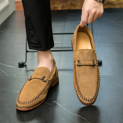 Ludwig | Firenze Penny-Loafer in Veloursoptik