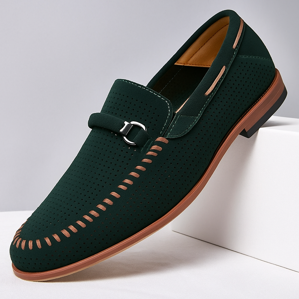 Ludwig | Firenze Penny-Loafer in Veloursoptik