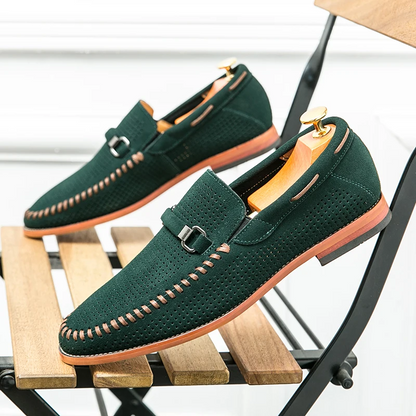 Ludwig | Firenze Penny-Loafer in Veloursoptik