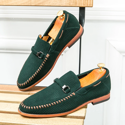 Ludwig | Firenze Penny-Loafer in Veloursoptik
