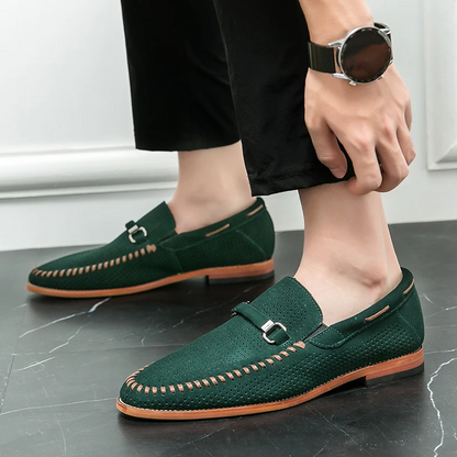 Ludwig | Firenze Penny-Loafer in Veloursoptik
