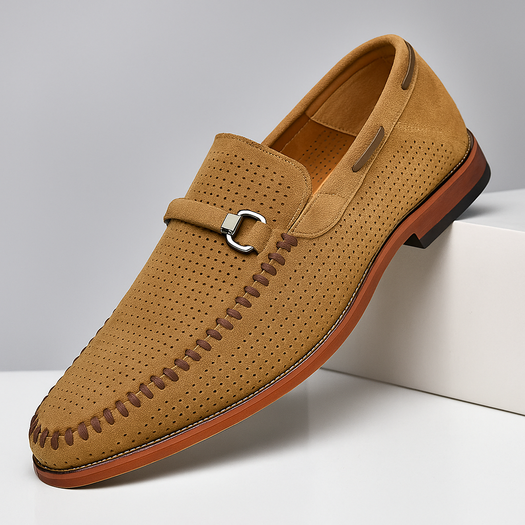 Ludwig | Firenze Penny-Loafer in Veloursoptik
