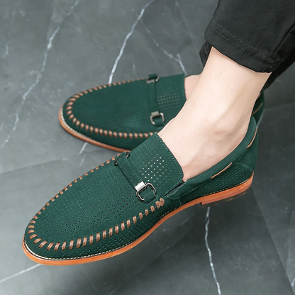 Ludwig | Firenze Penny-Loafer in Veloursoptik
