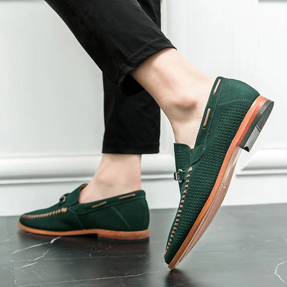 Ludwig | Firenze Penny-Loafer in Veloursoptik
