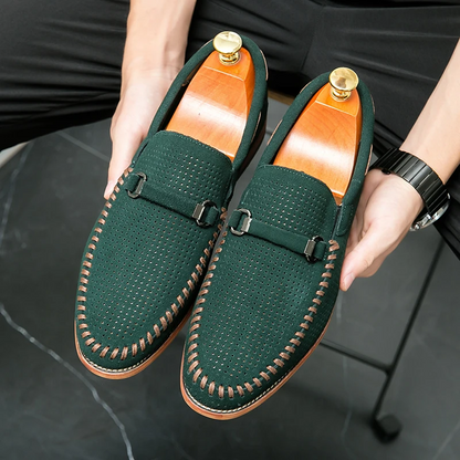 Ludwig | Firenze Penny-Loafer in Veloursoptik