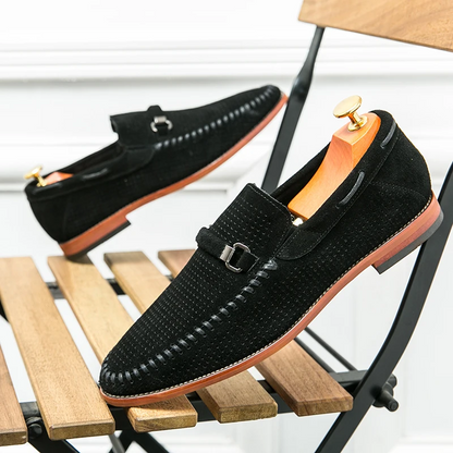 Ludwig | Firenze Penny-Loafer in Veloursoptik