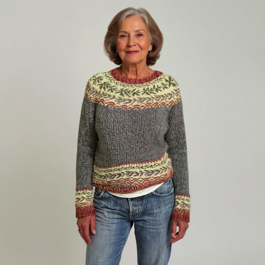 Friederike | Norwegerpullover in Grau