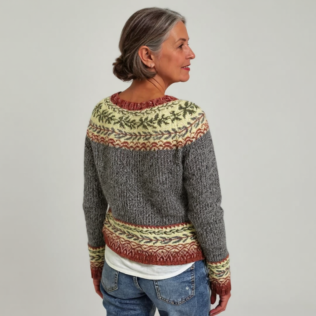 Friederike | Norwegerpullover in Grau