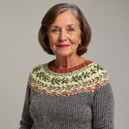 Friederike | Norwegerpullover in Grau