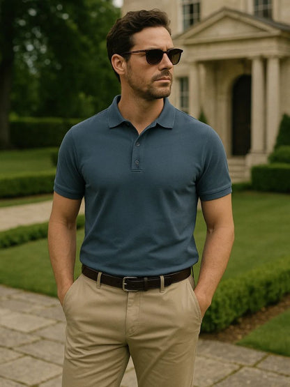 Frank | Klassisches Baumwoll-Poloshirt