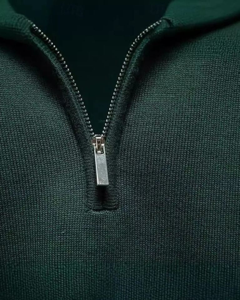 Friedrich | Grüner Troyer-Pullover
