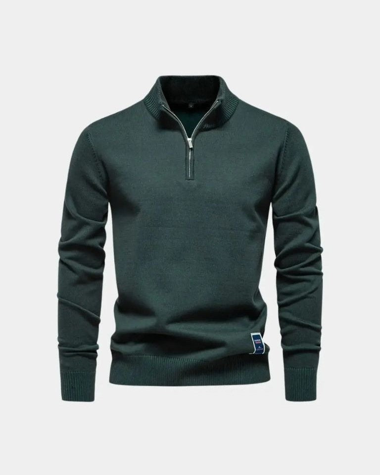 Friedrich | Grüner Troyer-Pullover