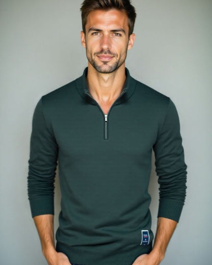 Friedrich | Grüner Troyer-Pullover
