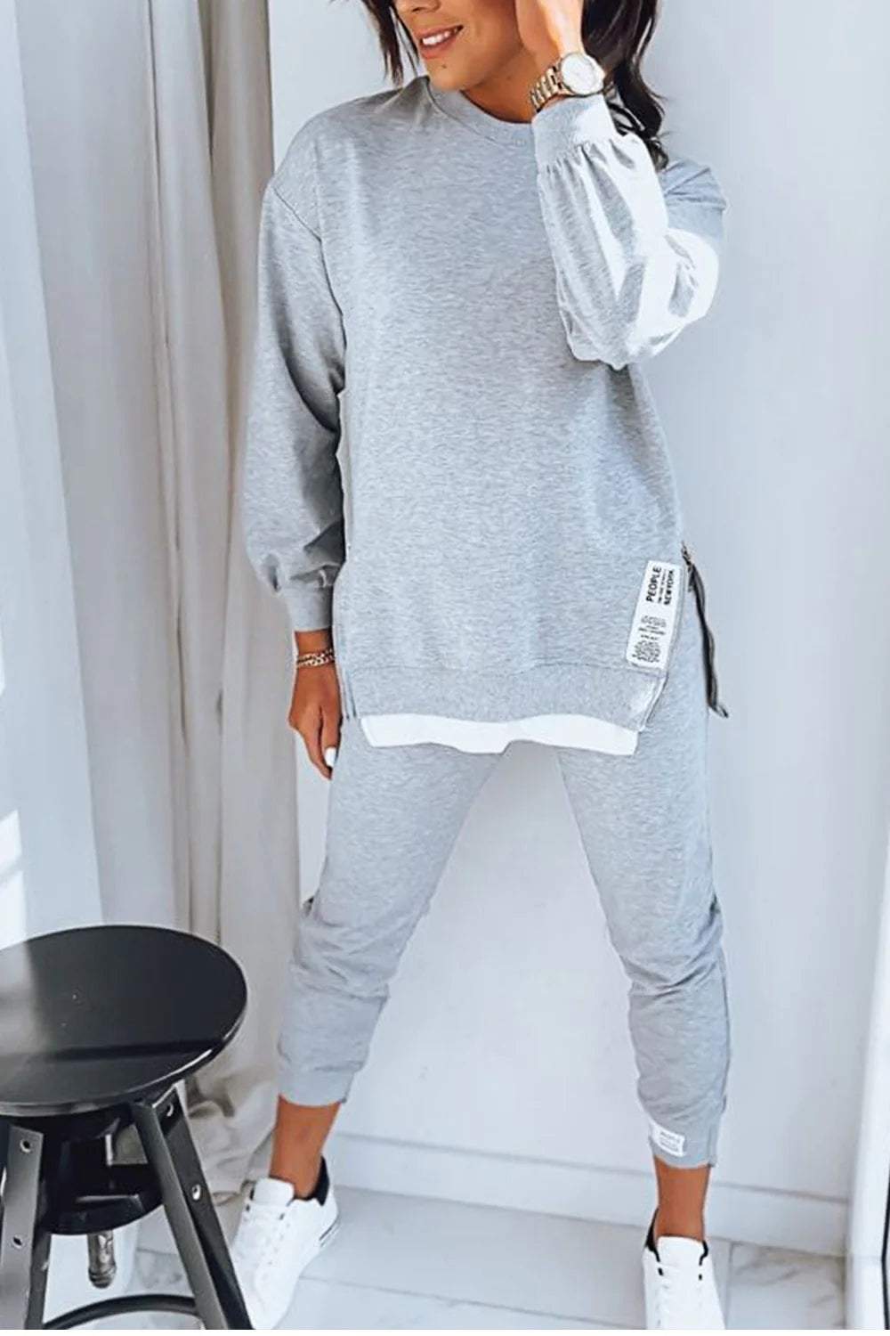 Freda | Lagenlook-Sweatshirt & Jogginghose Set